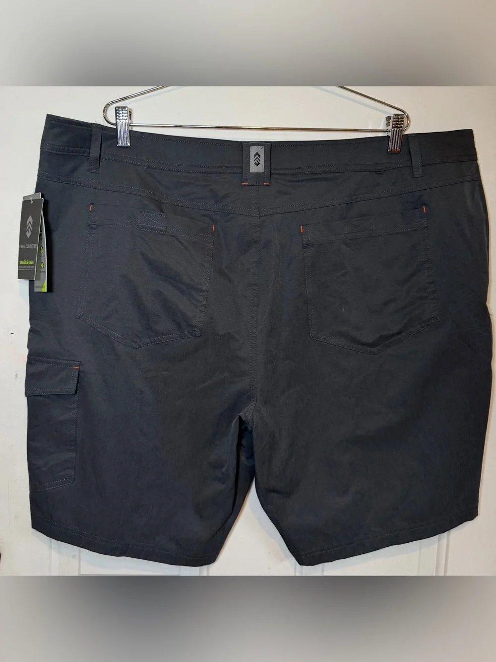 Men’s Free Country Size 44 Deep Charcoal Taconic Ripstop Shorts NWT 9” Inseam